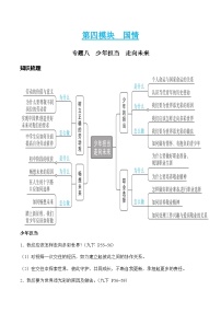 中考道德与法治二轮复习知识点梳理与检测专题八 少年担当　走向未来（含解析 ）