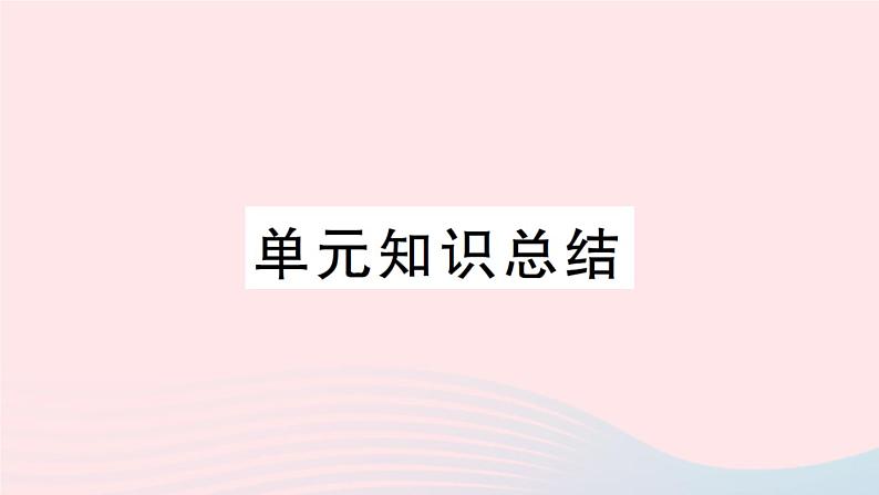2023七年级道德与法治下册第四单元走进法治天地单元知识总结作业课件新人教版第1页