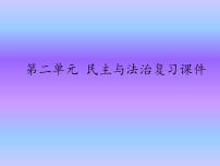 中考道德与法治二轮复习精品课件：法律专题复习七 民主与法治（九上第二单元） (含答案)