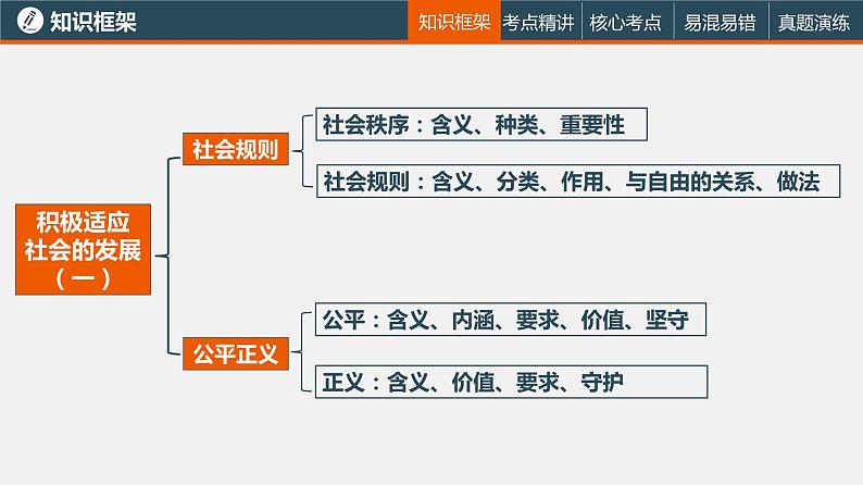 中考道德与法治一轮复习精讲课件模块三 我与国家和社会专题十三遵守社会规则，维护社会公正 (含答案)04