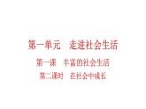 1.2 在社会中成长 课件-2023-2024学年部编版道德与法治八年级上册