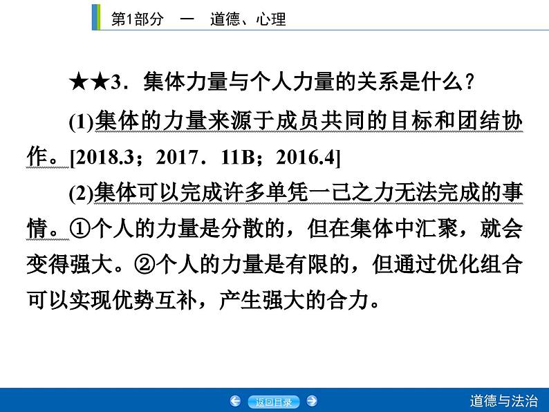 2020年部编版中考道德与法治第一轮章节复习课件+习题：课时7　在集体中成长 (共2份打包)08