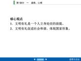 2020年部编版中考道德与法治第一轮章节复习课件+习题：课时9　文明交往 (共2份打包)
