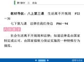 2020年部编版中考道德与法治第一轮章节复习课件+习题：课时10　规则与法律 (共2份打包)