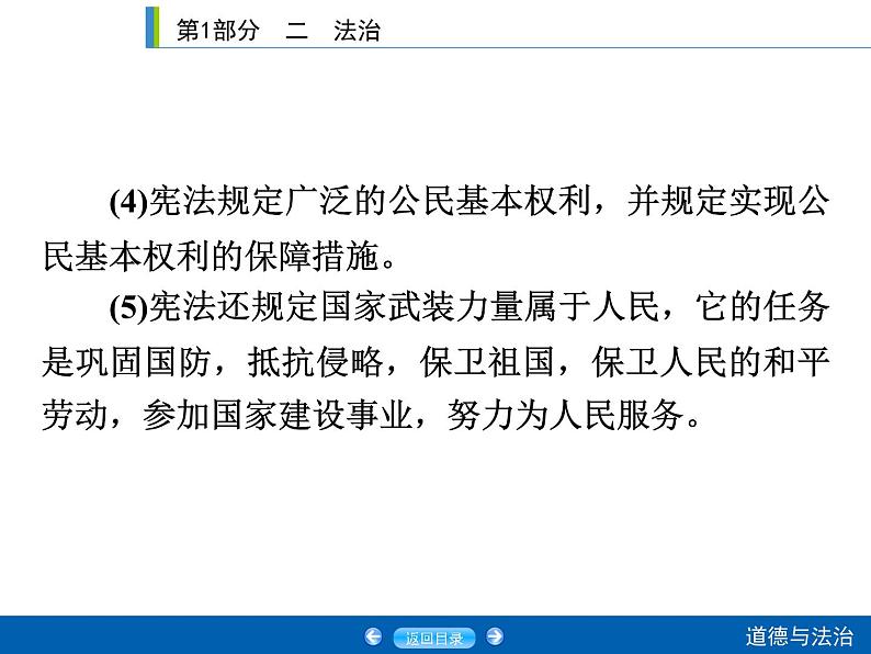 2020年部编版中考道德与法治第一轮章节复习课件+习题：课时15　坚持宪法至上 (共2份打包)08