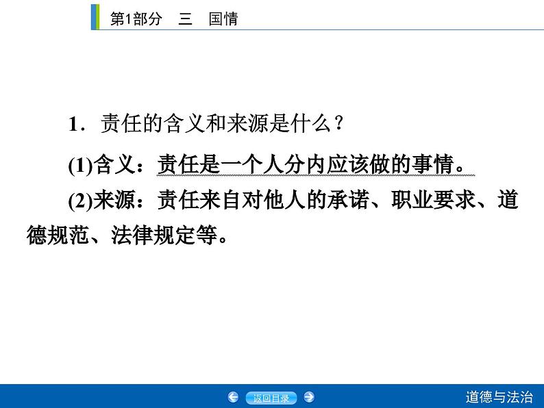 2020年部编版中考道德与法治第一轮章节复习课件+习题：课时22　承担责任 (共2份打包)06