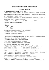 河南省偃师市首阳山镇第一初级中学2022-2023学年七年级下学期期中道德与法治试题