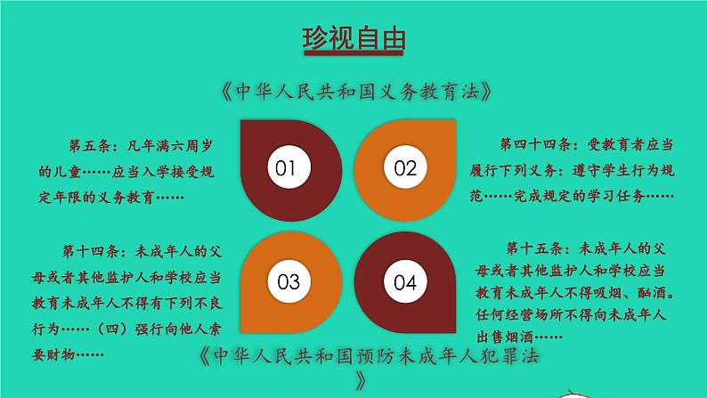 2023八年级道德与法治下册第四单元崇尚法治精神第七课尊重自由平等第2框自由平等的追求课件新人教版第5页