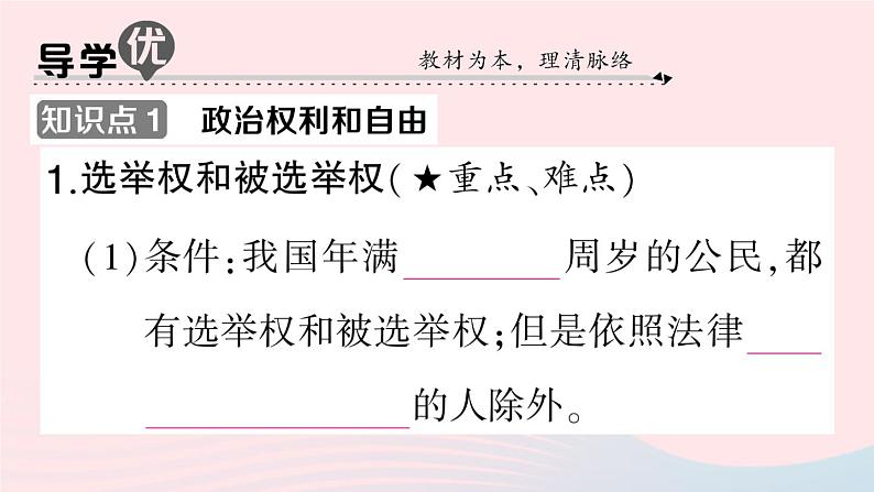 2023八年级道德与法治下册第二单元理解权利义务第三课公民权利第1框公民基本权利作业课件新人教版02