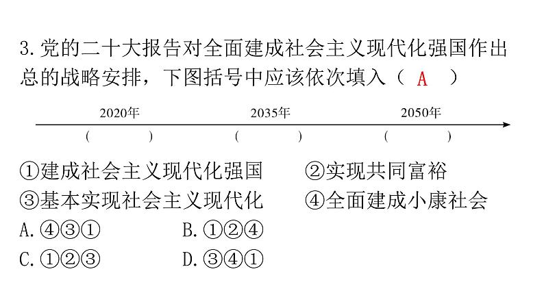 人教版道德与法治九年级上册第四单元第八课第一课时我们的梦想分层作业课件06