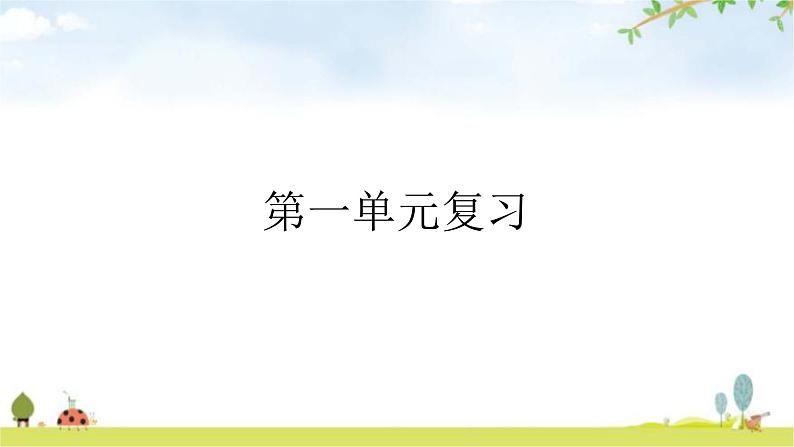 人教版道德与法治九年级上册第一单元富强与创新复习教学课件第1页