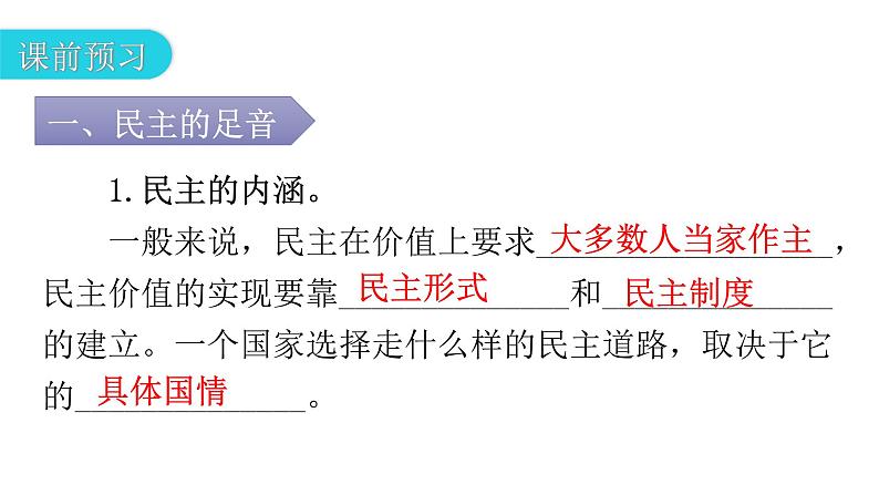 人教版道德与法治九年级上册第二单元第三课第一课时生活在新型民主国家教学课件第6页