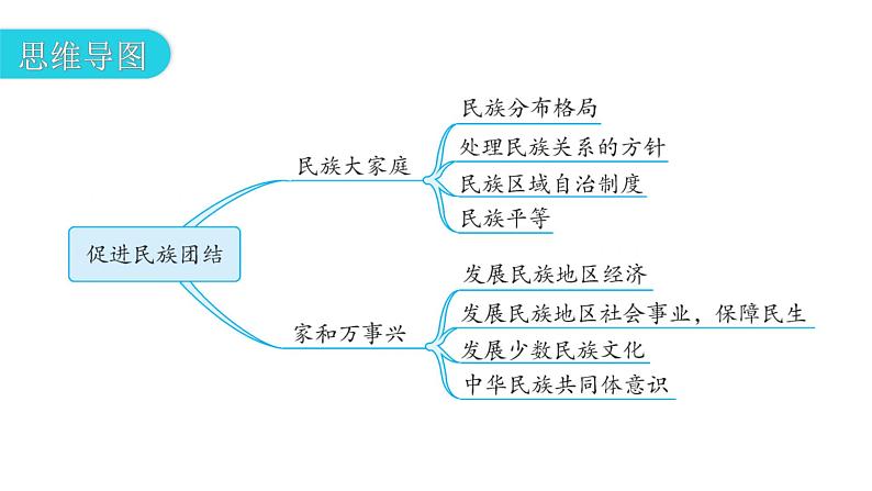 人教版道德与法治九年级上册第四单元第七课第一课时促进民族团结教学课件04