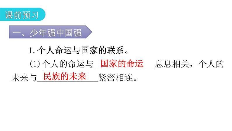 人教版道德与法治九年级下册第三单元第五课第二课时少年当自强教学课件06