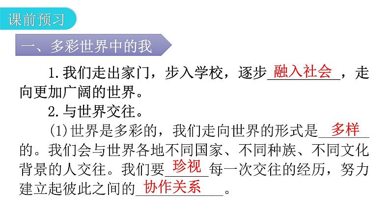 人教版道德与法治九年级下册第三单元第五课第一课时走向世界大舞台教学课件05