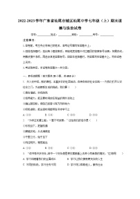 2022-2023学年广东省汕尾市城区汕尾中学七年级（上）期末道德与法治试卷（含解析）