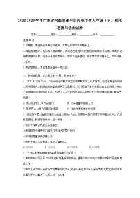 2022-2023学年广东省河源市连平县内莞中学八年级（下）期末道德与法治试卷（含解析）