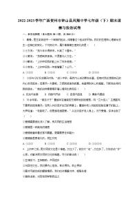 2022-2023学年广西贺州市钟山县凤翔中学七年级（下）期末道德与法治试卷（含解析）