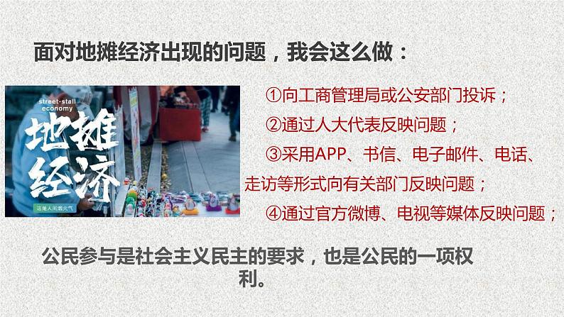 3.2 参与民主生活+课件 2023-2024学年部编版道德与法治九年级上册第7页