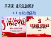 4.1 夯实法治基础 课件-2022-2023学年部编版道德与法治九年级上册