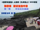 4.1 夯实法治基础 课件-2022-2023学年部编版道德与法治九年级上册