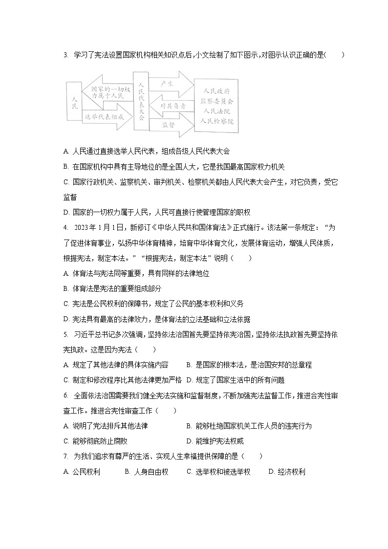 广东省清远市佛冈县水头中学2022-2023学年八年级下学期期末道德与法治试卷+02