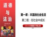 1.2+在社会中成长+课件-2023-2024学年部编版道德与法治八年级上册