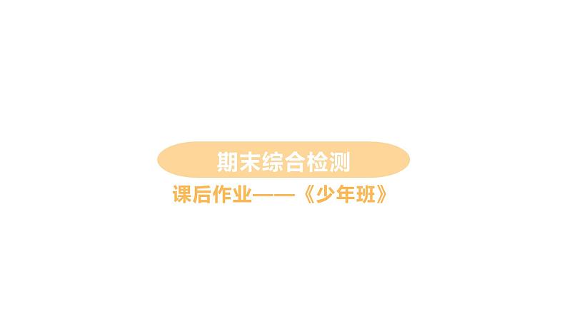 初中道德与法治九年级上册期末复习综合检测课件（2023秋）第1页