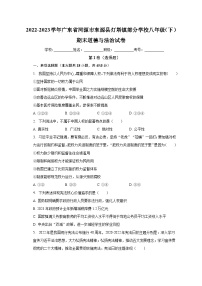 广东省河源市东源县灯塔镇部分学校2022-2023学年八年级下学期期末道德与法治试卷