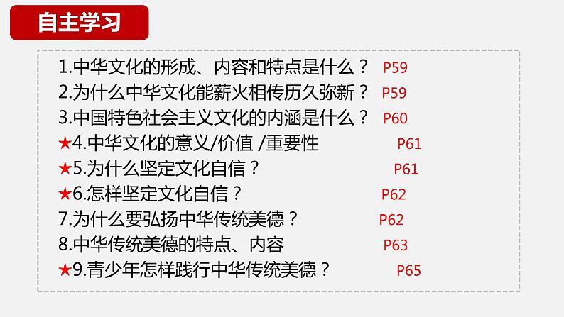 部编版2023-2024学年九年级道德与法治上册 5.1 延续文化血脉  课件第4页