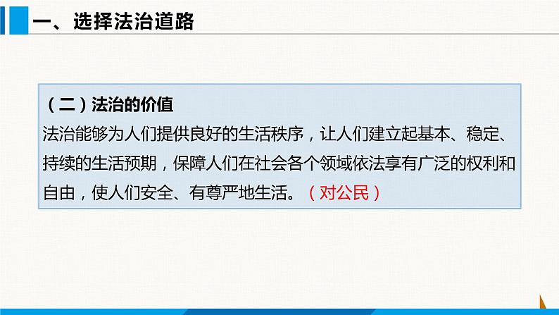 部编版九年级道德与法治上册课件 4.1 夯实法治基础06