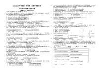 广东省东莞市石碣新民学校2023-2024学年九年级上学期第一次教学质量检测道德与法治试题（月考）