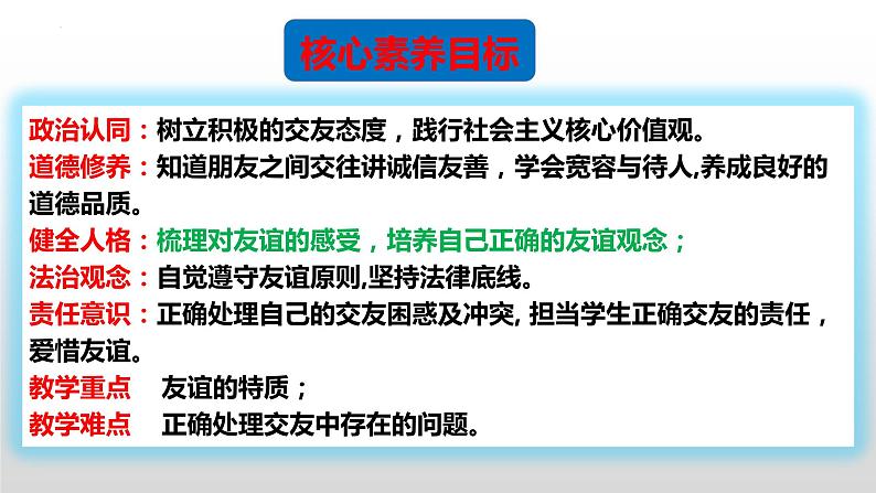 4.2深深浅浅话友谊课件PPT第2页