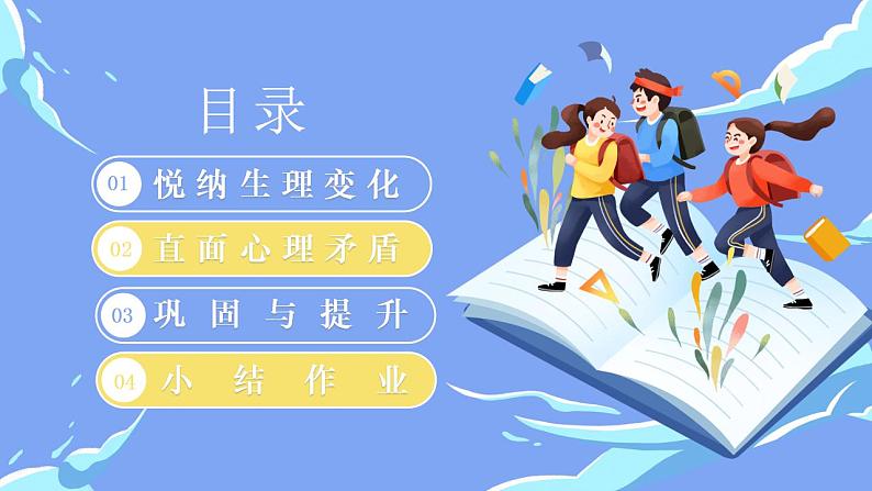 【核心素养目标】人教版初中道德与法治七年级下册 《1.1悄悄变化的我》课件+教案（含教学反思）03