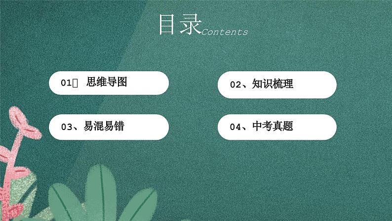 第四单元 生命的思考  复习课件 -2023-2024学年道德与法治七年级上册02