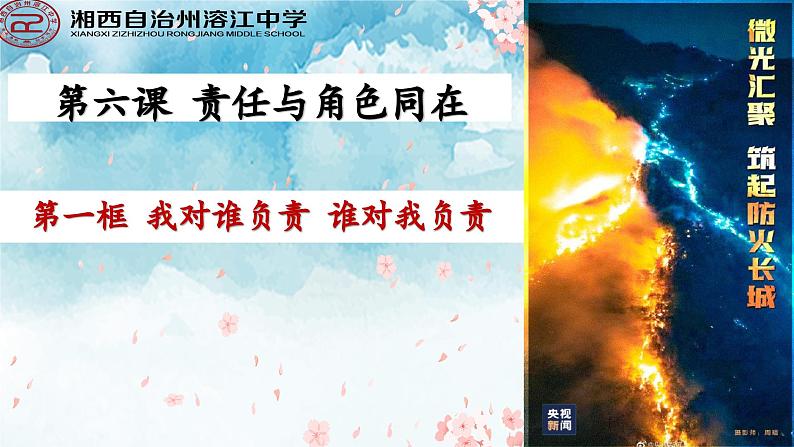 6.1 我对谁负责 谁对我负责  课件-2023-2024学年部编版道德与法治八年级上册01