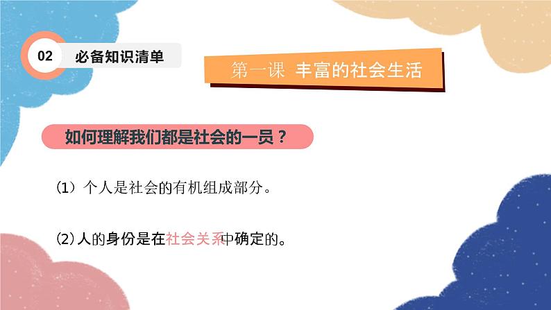 部编版道德与法治八年级上册 专题一 走进社会生活课件04