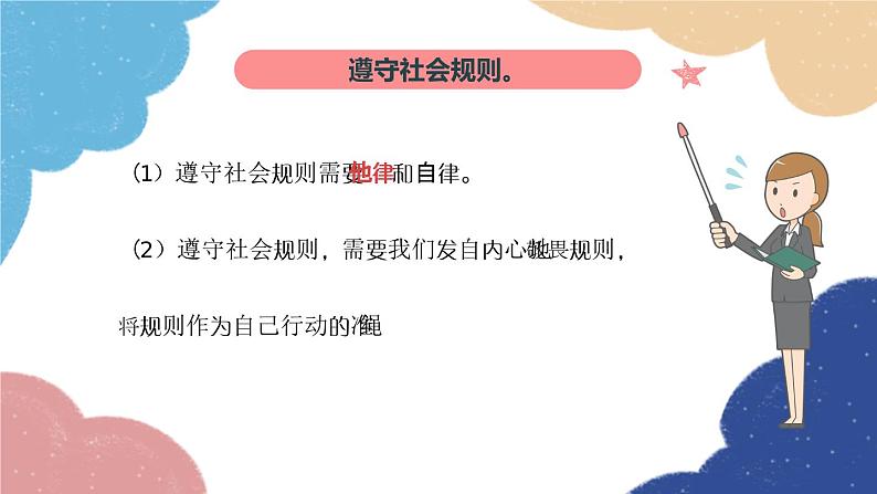 部编版道德与法治八年级上册 专题二 遵守社会规则课件第5页