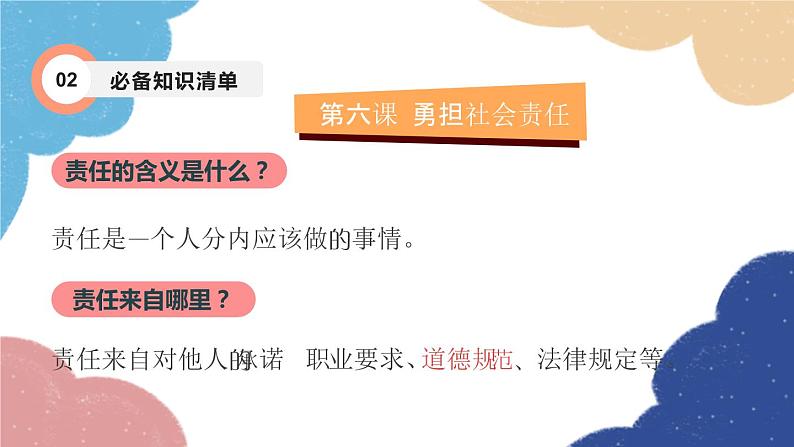 部编版道德与法治八年级上册 专题三 勇担社会责任课件04