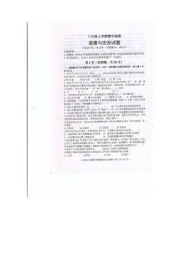 山东省新泰市2023-2024学年(五四学制)八年级上学期11月期中道德与法治试题