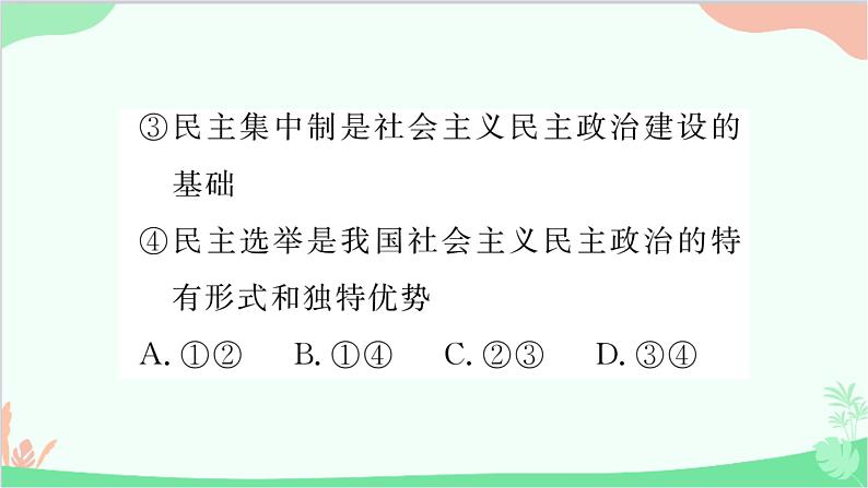 部编版道德与法治九年级上册 热点专题二坚持人民民主，建设法治强国课件06