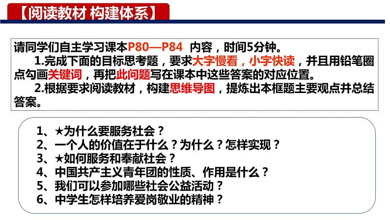 2023年秋八年级道德与法治上册  7.2服务社会  课件03