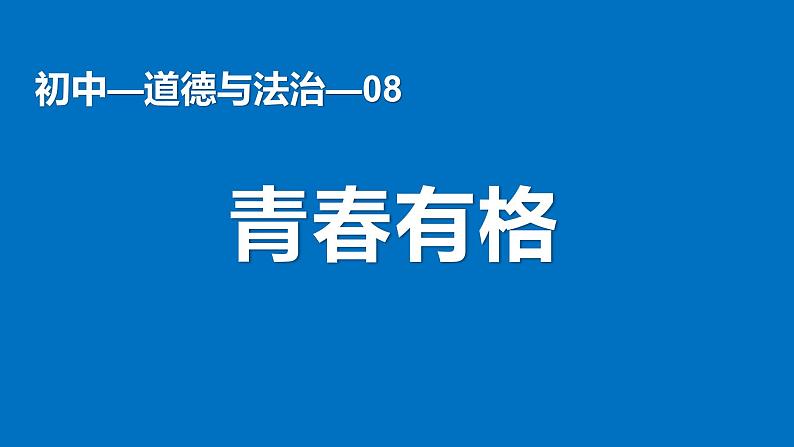 青春有格课件第1页