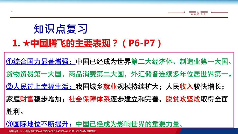 第一单元 富强与创新 复习课件-2023-2024学年部编版道德与法治九年级上册06