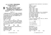 山东省青岛市崂山区实验学校2023-2024学年八年级上学期11月期中道德与法治试题