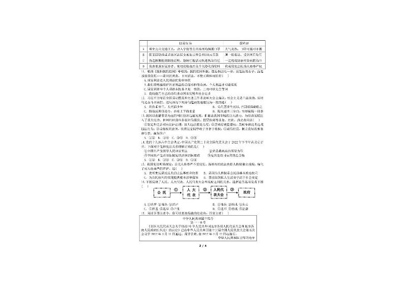 江苏省扬州市邗江实验学校蒋王分校2022年道德与法治一模试卷（pdf版无答案）02