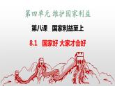 8.1 国家好 大家才会好 同步课件  2023-2024学年八年级道德与法治上册 （部编版）