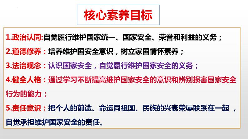 9.2 维护国家安全 同步课件  2023-2024学年八年级道德与法治上册 （部编版）第3页