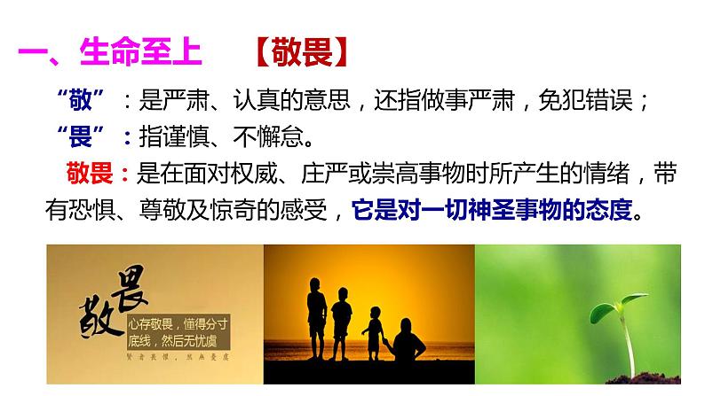 8.2敬畏生命   课件 2023-2024上学期 七年级道德与法治 统编版第4页