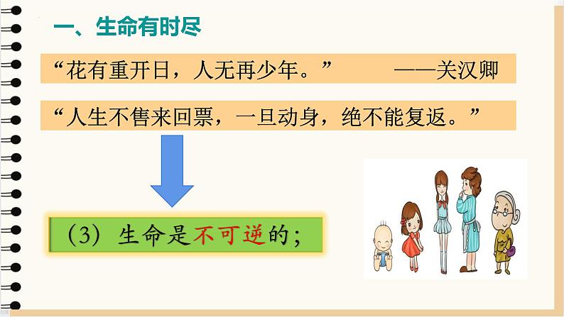 8.1 生命可以永恒吗 课件 2023-2024上学期 七年级道德与法治 统编版 (4)第6页